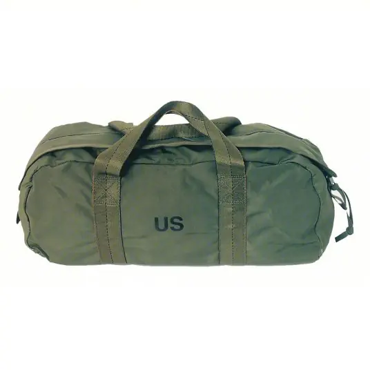 Ability One 5140-00-473-6256 Tool Bag Canvas, 2 Pockets, 6 in Overall Wd, 19 1/2 in Overall Dp, 8 1/2 in Overall Ht