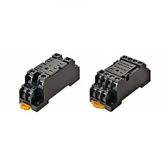 Omron PYFZ14E Relay Socket 6 A Rating, DIN-Rail & Surface Socket Mounting, 14 Pins, G Socket