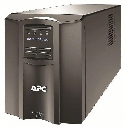 APC SMT1500C UPS System Line Interactive, 1.44 kVA Power Rating, 1 kW Watt, 120V AC
