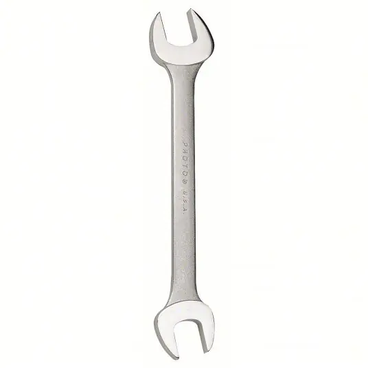 Proto J3060 Open End Wrench Alloy Steel, Satin, 1 3/8 in_1 7/16 in Head Size, 15 3/4 in Overall Lg, Std