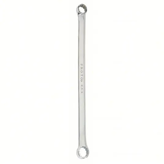 Proto J1118SPL Box End Wrench Chrome, 1/4 in_5/16 in Head Size, 7 1/4 in Overall Lg, Offset