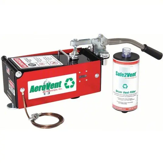 Newstripe 10004700 Aerosol Can Recycling System 1 Can Capacity, Can Counter Included, Carbon Filter