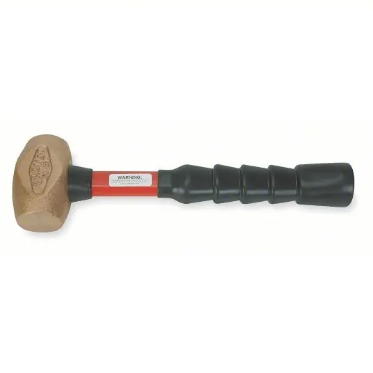 Proto J1431G Non-Sparking Engineering Hammer Fiberglass Handle, 3 3/4 lb Head Wt, 2 in Dia, 15 in Overall Lg