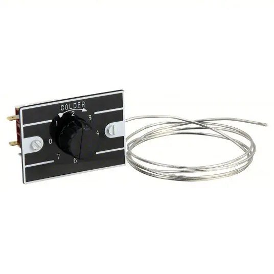 Ranco K50Q-1127-001 Refrigerator/Freezer Control, 34°F to 55°F, SPST, Closes on Rise, Capillary