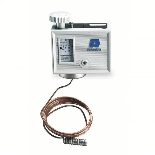 Ranco O10-1409 Temp Control, 0°F to 55°F, SPST, Closes on Rise, 72 in Capillary Lg