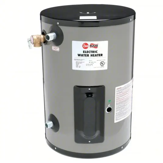 Rheem EGSP10 208V Point-of-Use Electric Water Heater 208V, 10 gal, 6,000 W, Single Phase, 22.87 in Ht