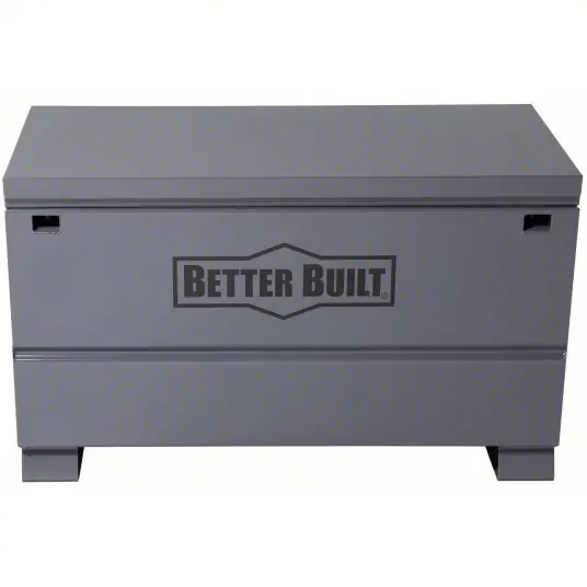 Better Built 2048-BB Chest-Style Jobsite Box 24 in Overall Wd, 48 in Overall Dp, 28 in Overall Ht, Gray