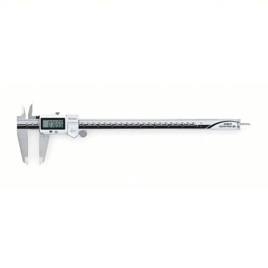 Mitutoyo 500-754-20 4-Way Digital Caliper 0 in to 12 in/0 to 300 mm Range, IP67, ±0.0015 in Accuracy, 4-Way