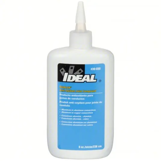 Ideal 30-030 Antioxidant Compounds for Conduit & Fitting 8 oz Container Size, Squeeze Bottle