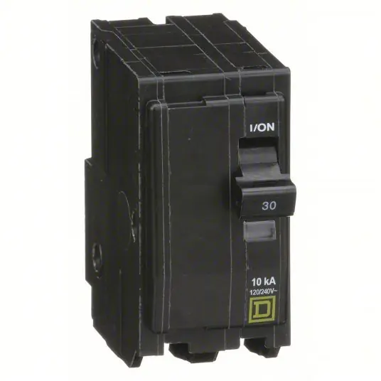 Square D QO230 Miniature Circuit Breaker 30 A, 120/240V AC, Single Phase, 10kA at 120/240V AC, QO, Std