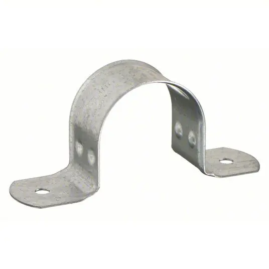 Nvent Caddy 1080125EG Pipe Strap Pre-Galvanized Steel, For 1 1/4 in Pipe, For 1 21/32 in Max OD