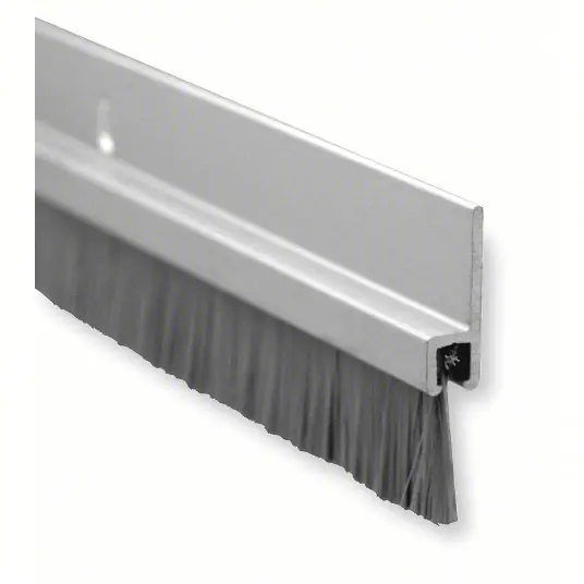 Pemko 18061CNB36 Door Sweep Brush, Anodized Aluminum, 3/4 in Flange Ht, 5/8 in Insert Size, 1/4 in Projection