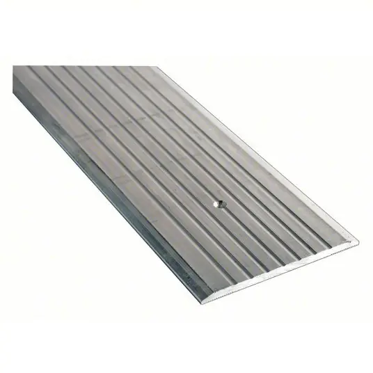 National Guard 513HD-48 Saddle Threshold Fluted Top, Mill, 5 in Wd, 1/4 in Ht, 4 ft Lg
