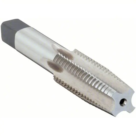 Widia 11692 Straight Flute Tap 1 1/4"-7 Thread Size, 2 9/16 in Thread Lg, 5 3/4 in Overall Lg, Taper