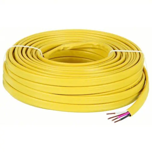 Romex 63947655 Nonmetallic Building Cable 12 AWG Wire Size, 3 with Bare CU Ground Conductors, 250 ft Lg