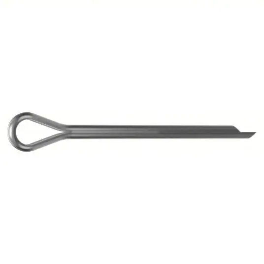 KVM Tools M51700.025.0032 Cotter Pin Extended Prong, Metric, 2.5 mm Pin Dia, 35.2 mm Shank Lg, Stainless Steel, 18-8, 10 PK