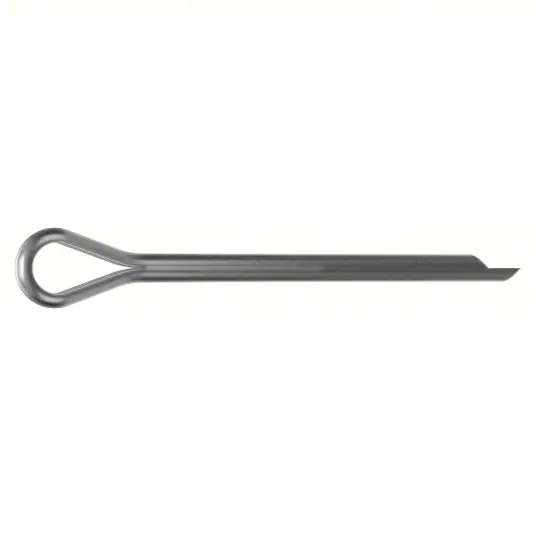 KVM Tools M55700.025.0032 Cotter Pin Extended Prong, Metric, 2.5 mm Pin Dia, 35.2 mm Shank Lg, Stainless Steel, 316, 10 PK