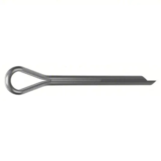 KVM Tools M51700.032.0032 Cotter Pin Extended Prong, Metric, 3.2 mm Pin Dia, 35.2 mm Shank Lg, Stainless Steel, 18-8, 10 PK