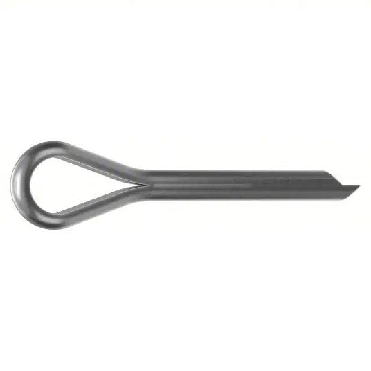 KVM Tools M51700.050.0032 Cotter Pin Extended Prong, Metric, 5 mm Pin Dia, 35.2 mm Shank Lg, Stainless Steel, 18-8, 5 PK