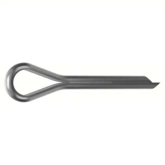 KVM Tools M51700.063.0040 Cotter Pin Extended Prong, Metric, 6.3 mm Pin Dia, 44 mm Shank Lg, Stainless Steel, 18-8, 5 PK