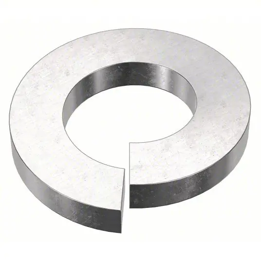 Fabory U55450.037.0001 Split Lock Washer For Screw Size 3/8 in, Split Lock, Stainless Steel, Plain, Plain, 316, 50 PK