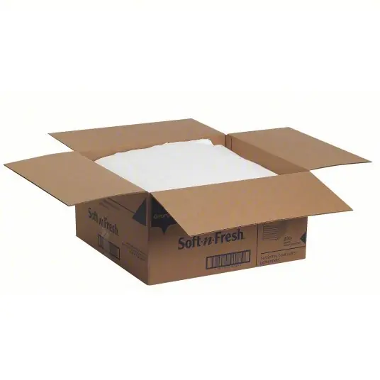 Georgia Pacific 80540 Dry Wipe 1/4 Fold, Pacific Blue Select(TM), 19 1/2 in x 39 in Sheet Size, White