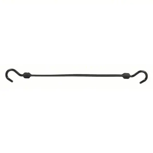 Better Bungee BBS18NBK J-Hook, 2 1/4 in Hook Lg, Polyurethane, 1 1/2 in Wd, 18 in Lg, Black
