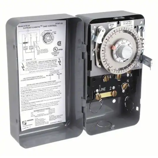 Paragon 8145-20 Defrost Timer Control 1 to 6 Per Day, Min of 4 Hours Between Successive Defrost Cycles