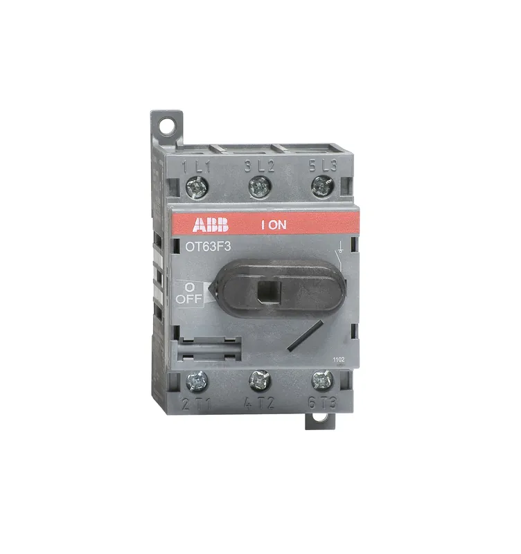 ABB OT63F3 Disconnect Switch,Non-Fused,6-A,3-Poles