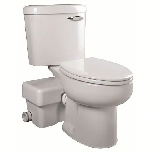 Liberty Pumps AscentII-RSW Macerating Toilet 1.28 Gallons per Flush, Round Bowl, 2 in Inlet, 1 in F Discharge NPT