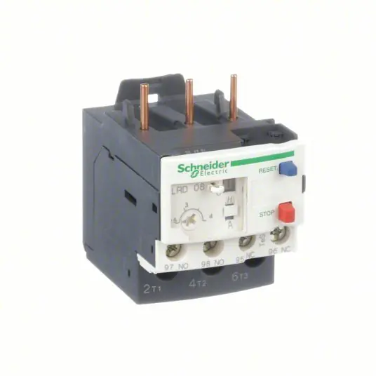 Schneider LRD08 Overload Relay Thermal Protection, 3 Poles, 2.5 A – 4 A