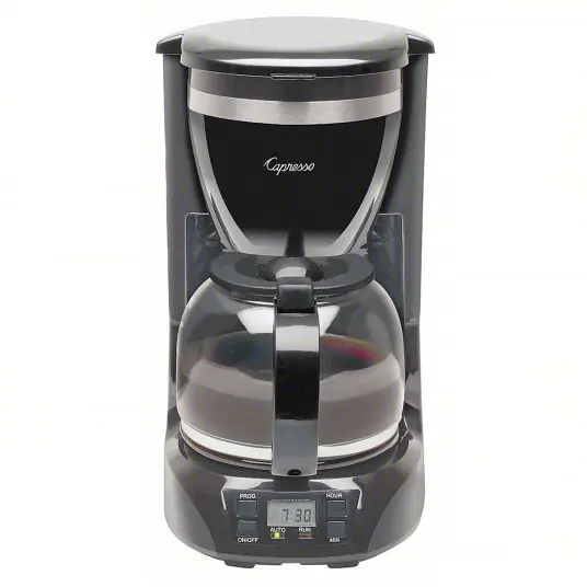 Capresso 416.05 Coffee Maker Drip, Black, 13 in x 7 1/4 in x 10 in, 96 fl oz Max Brewing Capacity