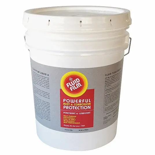 Fluid Film APA Corrosion Inhibitor Wet Lubricant Film, Medium, Long, 5 gal Container Size, Liquid A
