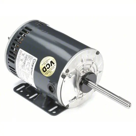 Marathon 056T11O5305 Condenser Fan Motor Band/Stud Mount, Open Air-Over, 1 HP, 1,140 Nameplate RPM, Auto