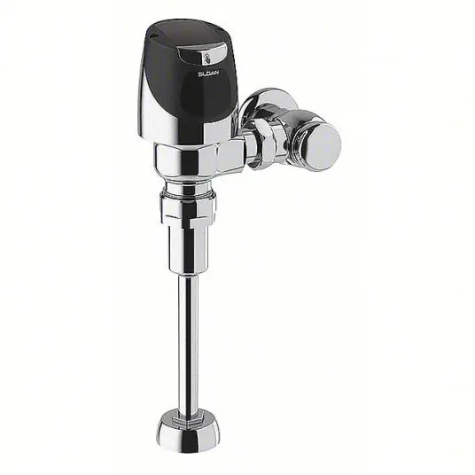 Sloan Solis 8186-1 Automatic Flush Valve 1 gpf Gallons per Flush, 11 1/2 in Rough-In, Solar, Top Spud