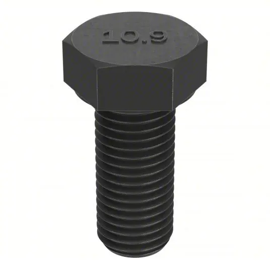 KVM Tools M04110.240.0040 Hex Head Cap Screw Steel, Class 10.9, Black Oxide, M24-3.00, Coarse, 40 mm lg, Metric, 10 PK