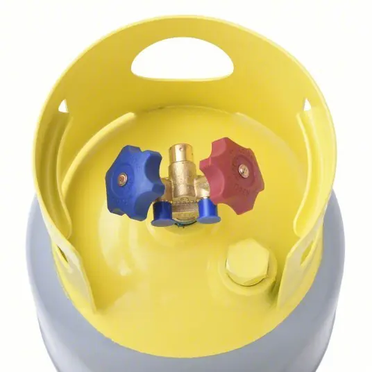 KVM Tools KV4LZH2 Refrigerant Recovery Cylinder 30 lb Recovery Tank Size, 15.6 lb Wt Empty (Lb.)