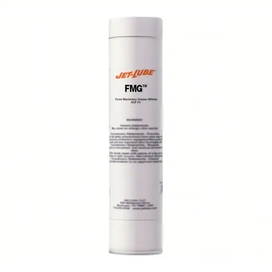 Jet-Lube 30150 Machinery Grease FMG, 14 oz, Cartridge, H1 Food Grade, NLGI 2, Aluminum Complex Thickener