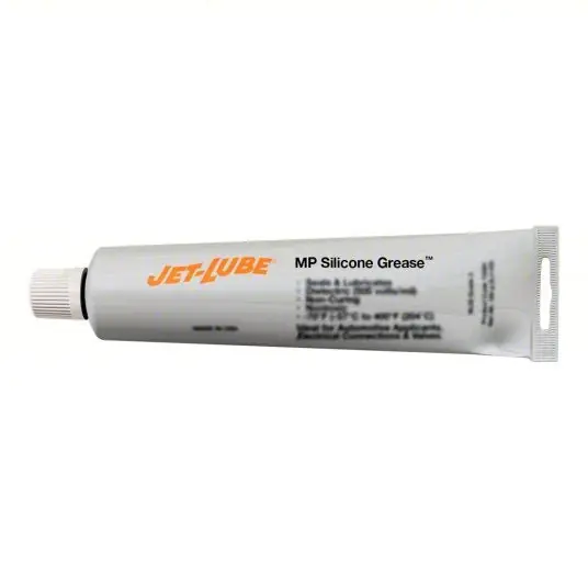 Jet-Lube 32460 Dielectric Grease MP Silicone Grease, 5 oz, Tube, H1 Food Grade, NLGI 2, PTFE Thickener