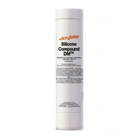 Jet-Lube 73550 Dielectric Grease Silicone Compound DM, 14 oz, Cartridge, H1 Food Grade, NLGI 3