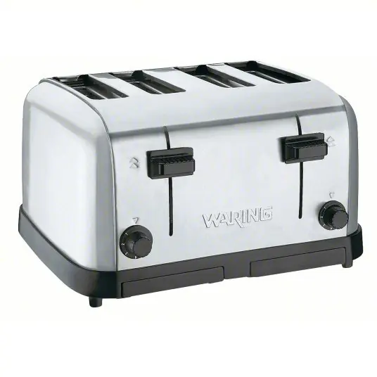 Waring WCT708 Commercial Toaster 4-Slice, 4 Slot, 225 Slices per Hour, 1,800 W Watt