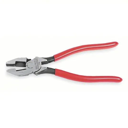 Proto J268G Linemans Plier 8 5/8 in Overall Lg, 1 1/2 in Jaw Lg, 1 1/4 in Jaw Wd, 5/8 in Jaw Thick, 6 - 8 in