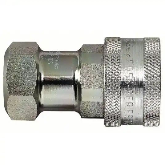 Aeroquip 5601-8-10S Hydraulic Quick Connect Hose Coupling 5/8 in Coupling Size, Steel, 45 lpm Max. Flow Rate