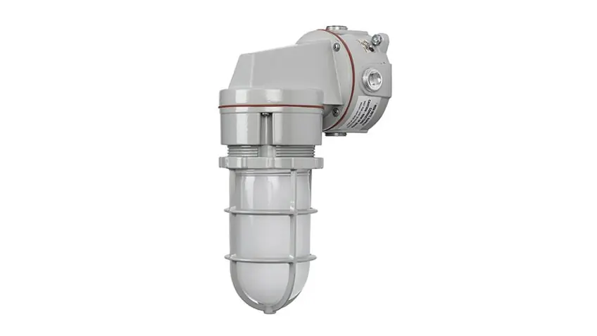 Rig-A-Lite AVPH20L2UHFGC Ceiling Mount LED Globe & Guard Lighting for Hazardous Locations