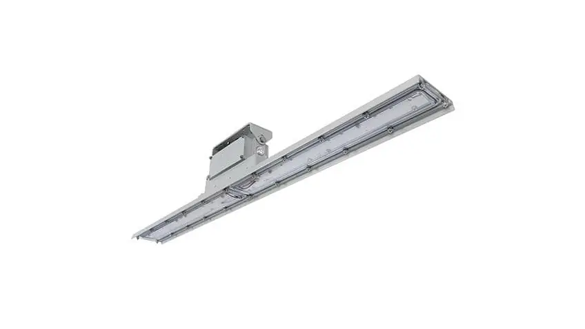 Rig-A-Lite MHL07LC4URIG CIDII, CIIDII 4′ Linear w / Clear Lens, Safety Cbl / Mtg Brkt