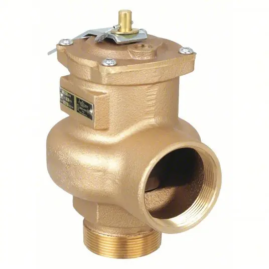 Apollo 1420508 Safety Relief Valve Cast Bronze, MNPT, FNPT, 2 in Inlet Size, 2 in Outlet Size, 5 to 15 psi