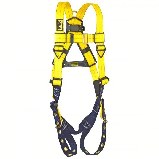 3M DBI-SALA 1102000 Full Body Harness Vest Harness, Mating / Tongue, Cam, Universal (S/M/L/XL), Steel