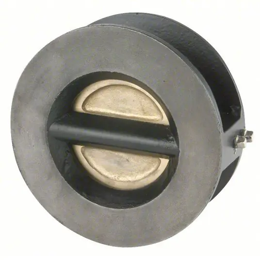 SSI 0600-125WTIBB-T 6" Wafer Flange Cast Iron Double Disc Check Valve