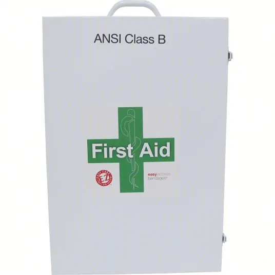 KVM Tools 9999-7502 First Aid Kit and Housing 760 Components, ANSI/ISEA Z308.1-2015, Type I, Class B