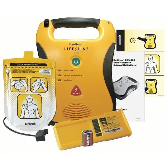 Defibtech DCF-A100RX-EN Lifeline AED with Rx Lifeline AED with Rx, Semi-Auto, Adult 150J/Pediatric 50J